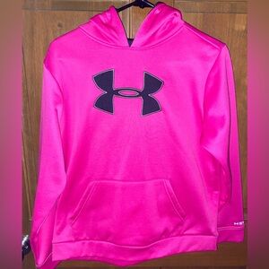 Under Armour Pink Performance Hoodie Sweatshirt